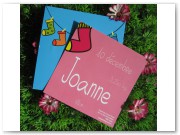 Faire-part de naissance avec pochette
